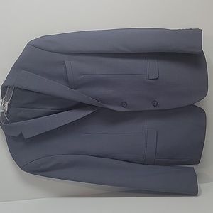 BAR III Slim fit Wool Blend Sport Coat Suit Jacket Men's 44L in blue